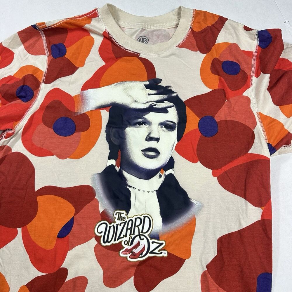 Warner Bros Studios Hollywood Tour Wizard Of Oz Dorothy Poppy Flower AOP Medium